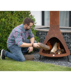 Westmann Grillkamin, Ca. B70/H160/T70 Cm 9 Westmann Grillkamin, Ca. B70/H160/T70 Cm -Weber Store 6992564 WE MO 002 GrillkaminMitRauchablas