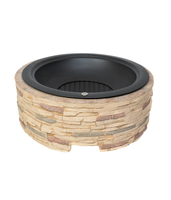 Westmann Feuerstelle, Ca. B90/H54/T90 Cm 2 Westmann Feuerstelle, Ca. B90/H54/T90 Cm – Bild 2