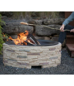 Westmann Feuerstelle, Ca. B90/H54/T90 Cm 12 Westmann Feuerstelle, Ca. B90/H54/T90 Cm -Weber Store 6992572 WE MO 002 FeuerschaleMGitter90cm