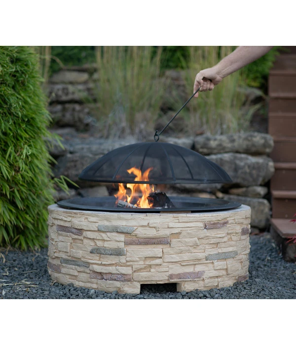 Westmann Feuerstelle, Ca. B90/H54/T90 Cm 6 Westmann Feuerstelle, Ca. B90/H54/T90 Cm – Bild 6